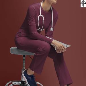 Camisas y pantalones de la mejor calidad de enfermería femenina conjuntos de uniformes médicos con cuello en V uniformes médicos al por mayor uniformes de hospital para mujeres - Product Image 6