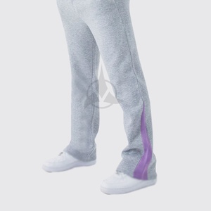 Conjunto de 2 piezas con logotipo personalizado, sudadera para correr, pantalones de chándal estampados para hombre, ropa informal de talla grande, chándal polar de invierno a la moda - Product Image 4