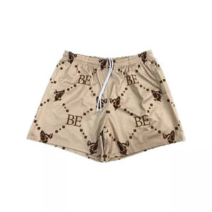 Fashionable Mens Sublimated Mesh Shorts Custom Printing Polyester Quick-Dry Fabric Shorts Perfect for Training and Daily Wear - Product Image 3