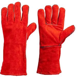 Gants de soudage en cuir Équipement de sécurité individuelle Gants de sécurité industriels pour les mains - Product Image 1