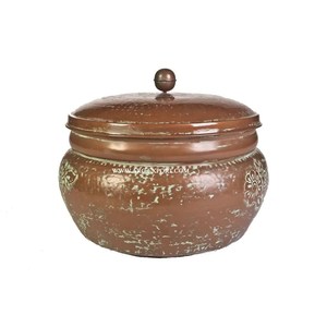 Hierro sólido Color negro Decoración Jardín Accesorio Manguera Olla Diseño atractivo Forma redonda Metal Lujo Riego Manguera Macetas - Product Image 3