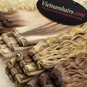 2025 más vendidos 100% Virgen cutícula completa máquina de extensiones Remy vietnamita doble trama fusión Super doble dibujado Premium - Product Image 2