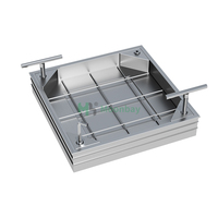 Venta caliente tapas de registro de aluminio invisibles cubiertas de acceso empotradas