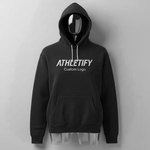 Sweats à capuche respirants en coton mélangé de base pour femmes offrant confort et style, parfaits pour les vêtements décontractés et streetwear du Pakistan. - Product Image 6