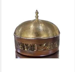 Cacerola de Acero Inoxidable Hecha a Mano, Martillada, de Lujo, 24 cm de Diámetro, Apta para Lavavajillas, Sin Recubrimiento, para Servir y Calentar Alimentos en el Hogar y Hoteles - Product Image 4