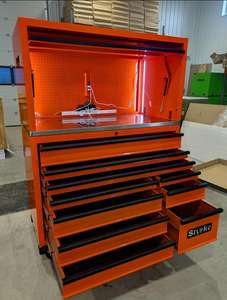 Caja de Herramientas Vintage de Acero Laminado en Frío con 10 Cajones, Carro de Herramientas para Mecánico de Taller, Gabinete con Ruedas para Garaje - Product Image 6