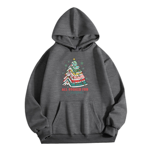Nouveau Hoodie Thermique Oversize Personnalisable de Noël 2025 en Coton 100% de Haute Qualité, Vêtement d'Hiver Tendance avec Impression Gonflée et Broderie 3D - Product Image 5