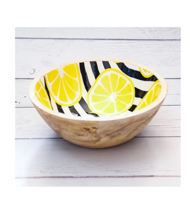 Venta directa de fábrica, cuenco de pasta de madera con estampado de flores, forma personalizada/tamaño, cuenco creativo para servir comida, precio barato - Product Image 6