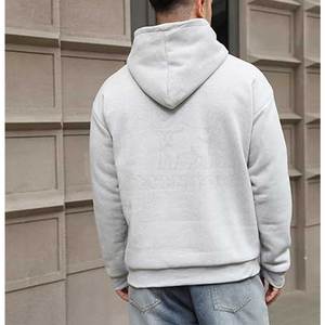 Sudadera con capucha reversible de moda con cremallera, diseño liso, capucha ajustable, ajuste cómodo, estilo urbano de tendencia, algodón ecológico - Product Image 4