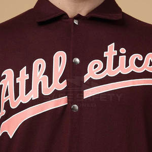 Veste universitaire d'hiver personnalisée pour homme à manches longues, en toile respirante de qualité supérieure, col montant – Créez la vôtre ! - Product Image 4