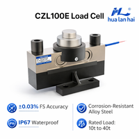 Celda de Carga Tipo Puente de Acero Inoxidable Hualanhai CZL 100E, Capacidad de Carga Nominal de 10-40t, Impermeable, Anticorrosión, Alta Precisión Industrial