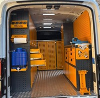 Sistemi di Scaffalature Modulari per Furgoni DETAY OEM/OBM di Alta Qualità, Facilmente Assemblabili, con 12 Cassetti per Veicoli di Servizio Mobili