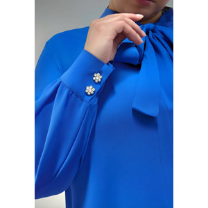 Camicia con colletto a cravatta Jesica taglie forti - Product Image 2