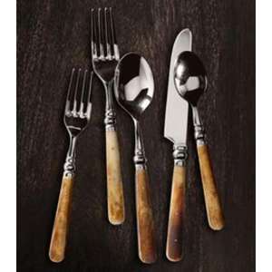 Juego de cubiertos con mango de resina de calidad superior con Cuchillas de acero inoxidable a prueba de herrumbre y mango elegante para un aspecto de comedor exclusivo - Product Image 2