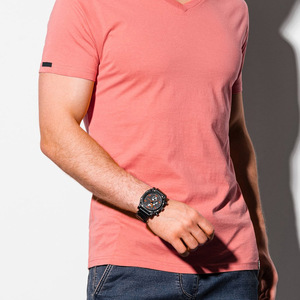 Top-Selling Heavyweight Men's Short Sleeve T-Shirts High Street Fashion Solid 100% Cotton Breathable Quick Dry Custom <b>Logo</b> - Product Image 4