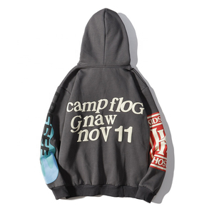 Unisex <b>Winter</b> Zipper Pullover Hoodies 100% Cotton Fleece Heavy Weight Solid Customize Digital Printed - Product Image 1