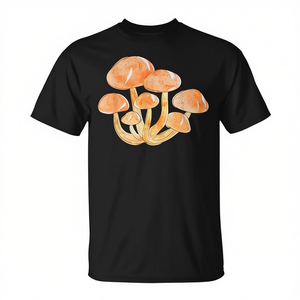 Camiseta Promocional con Ilustración de Hongo Agaricus Bisporus en Acuarela - Product Image 2