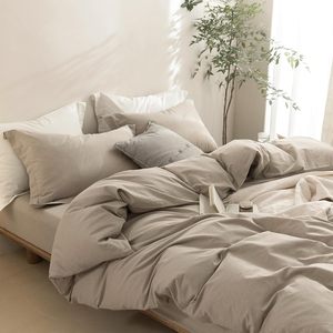 Hot Selling Boho Style 3-Piece Duvet Cover <b>Set</b> Soft Cotton Full Size <b>Comforter</b> 200TC Natural Color for Home Weddings Hotels - Product Image 2