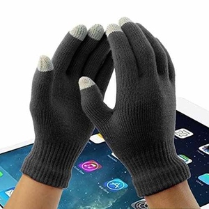 Cheap Four Seasons Women <b>Men</b> Leather Knitted Fingertips Conductive Smart <b>Touch</b> <b>Screen</b> Safety <b>Gloves</b> <b>for</b> Smartphone Sports Use - Product Image 5