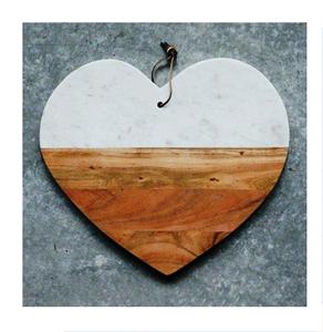 White Marble & Wood <b>Round</b> Coasters Set of 4 Natural Wood and Marble Mango coaster Made in India - Product Image 3