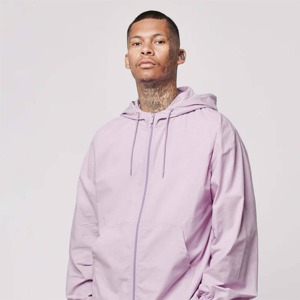 OEM Custom Men Winter Plain Dyed Zipper Hoodie Cotton Blended Oversized Elastic Streetwear Bulk Wholesale - Product Image 2