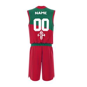 Nouveaux ensembles de basket-ball pour hommes Sublimation Premium de haute qualité 100% Polyester matériel pas cher Logo personnalisé pour les hommes - Product Image 6