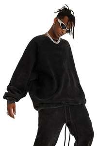 Sweat-shirts d'hiver pour hommes de qualité supérieure, personnalisés, style streetwear, effet délavé, 100% coton, impression numérique, 2 pièces - Product Image 5