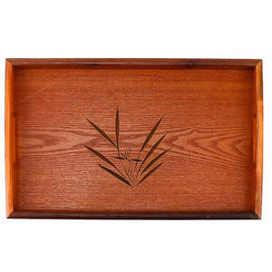 Plateau de service décoratif en bois de manguier naturel de style vintage fait à la main - Product Image 2