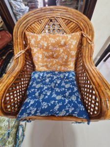 เบาะนั่งผ้าฝ้ายนุ่มพิมพ์ลายดอกไม้ออกแบบอย่างสวยงามเทคนิคการถักหลากสีสำหรับบ้านโรงแรมห้องครัวสำหรับเก้าอี้เตียงนอน - Product Image 2