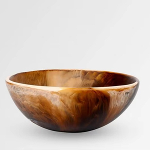 BOL EN CORNE DE BUFFALO NATUREL DE QUALITÉ CI-DESSOUS Disponible dans toutes les tailles Artisanat en corne indienne Bol en corne décoratif pour la maison et la décoration - Product Image 1