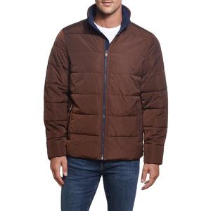 Men Lightweight Quilted Puffer Jacket New Style Winter proof Design with Fleece Lining <b>Stand</b> Collar Patch <b>work</b> Style 2026 - Product Image 2