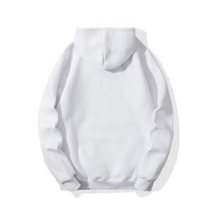 เสื้อมีฮู้ดผ้าฝ้ายกำหนดได้เองสำหรับทุกเพศเสื้อฮู้ดสีขาวธรรมดาเสื้อฮู้ดผ้าฝ้ายหนาโอเวอร์ไซส์สำหรับ100% - Product Image 3