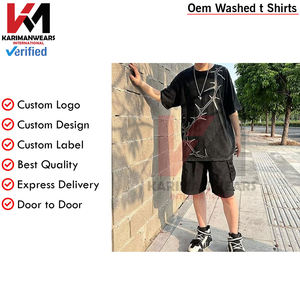 Camisetas de gran tamaño Vintage para hombre y mujer, ropa informal lavada con ácido, camisetas informales, camisetas de moda Retro, cómodas y elegantes - Product Image 2