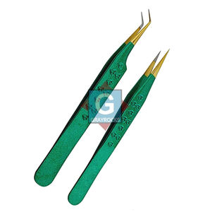 ชุดแหนบต่อขนตาปลายแหลมทำจากสแตนเลสคุณภาพสูง ทนทาน ปลายเรียบ - Product Image 1