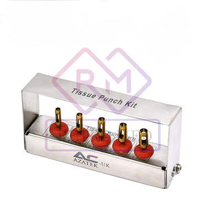 Juego de punzones de tejido manual de acero de 5 piezas dentales de instrumentos quirúrgicos reutilizables MEDICAB - Product Image 2