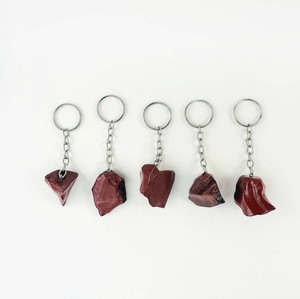 Precioso jaspe rojo 8-22mm forma de torre oro galvanizado colgante collar hecho a mano latón plateado encanto para joyería de moda - Product Image 2