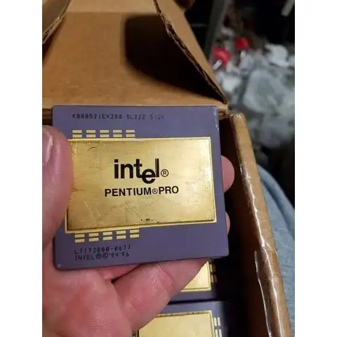 Gold gewinnung Intel Pentium Pro Keramik-CPU-Schrott