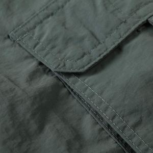 Wholesale Factory High Camo Cargo Shorts Grey Color Cotton Shorts for Men Customized Logo Men Shorts - Product Image 5