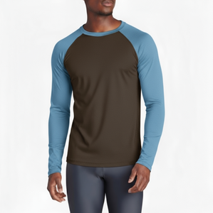 Ajuste de compresión rashguard BJJ top de manga larga personalizado para jiu jitsu MMA grappling entrenamiento de lucha libre no GI rendimiento de entrenamiento - Product Image 3