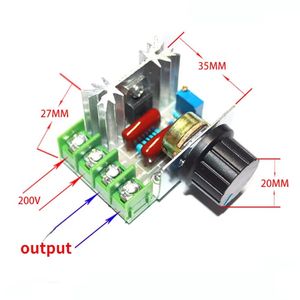 Régulateur de tension AC à thyristor SCR 2000W, contrôleur de moteur, variateur de vitesse et de température - Product Image 4