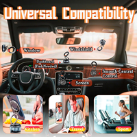 Support de téléphone à ventouse amélioré 360° °   Support de téléphone en alliage de zinc, support magnétique pour voiture, compatible avec iPhone 17 16 15 14 13 12 Android