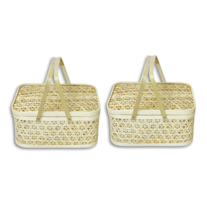 VENTA CALIENTE Exportación de cestas de regalo de bambú de Vietnam: la opción ideal para vacaciones, cumpleaños y más - Product Image 1