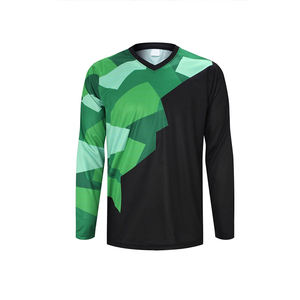 เสื้อเจอร์ซีย์มอเตอร์ไซค์แบบสวมใส่สบาย บริการ OEM ODM ระบายอากาศ แห้งเร็ว ดีไซน์โดดเด่นสำหรับฤดูร้อน เสื้อกีฬาแข่งรถ - Product Image 1