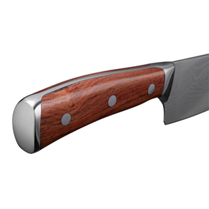 Cuchillo de chef de acero de Damasco de calidad superior con mango de madera de alta durabilidad, cuchillo de cocina seguro para lavavajillas - Product Image 3