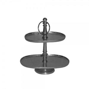 Soporte decorativo para pasteles, bandeja de aluminio para decoración de tartas de restaurante, centro de mesa para fiestas de bodas y cumpleaños - Product Image 2