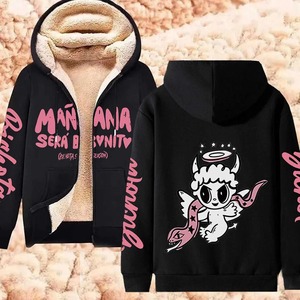 Chaqueta de invierno impermeable de lona de cuero genuino High Street Manana Sera Bonito Y2k Streetwear Karol G - Product Image 6