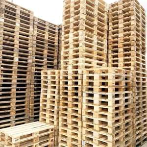 Palet de madera estándar europeo certificado EPAL para logística y almacenamiento en almacén, construcción de alta resistencia, palets de madera Euro EPAL - Product Image 6