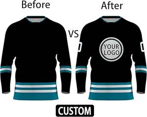 Le plus populaire concevez votre propre logo uniforme de hockey sur glace grande taille pour adulte - Product Image 5