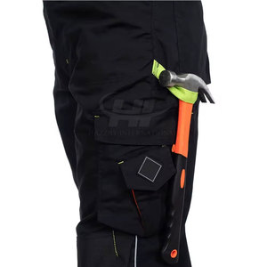 Hot Selling Latest Design <b>Reflective</b> Polyester <b>Safety</b> Work Bib High Visibility Lightweight Comfortable Work <b>Clothing</b> Wholesale - Product Image 5