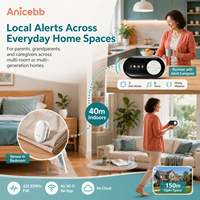 Alarme d'énurésie longue portée 40m intérieur 150m extérieur 433.92MHz FSK pour distribution multi-chambres et soins familiaux – Acheteurs actuels